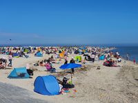 Strand gut besucht